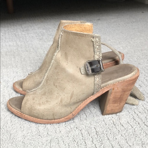 Frye open toe booties - Picture 3 of 5